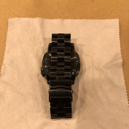 NIXON THERANGER ALL BLACK Men's Watch — Japanese