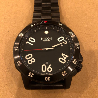 NIXON THERANGER ALL BLACK Men's Watch — Japanese