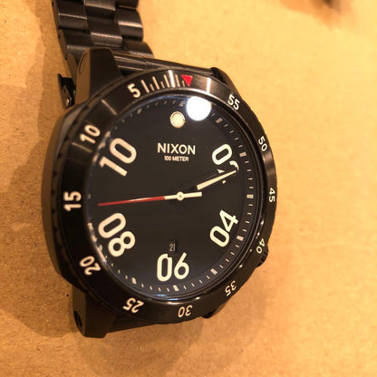 NIXON THERANGER ALL BLACK Men's Watch — Japanese