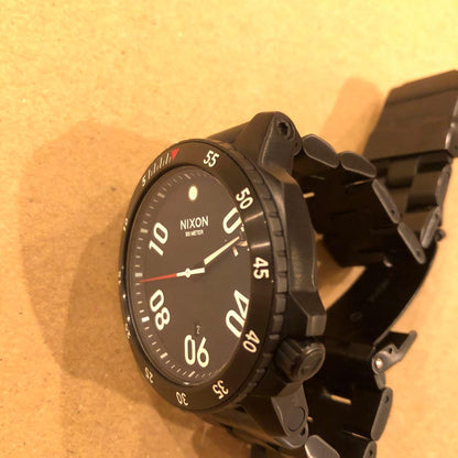 NIXON THERANGER ALL BLACK Men's Watch — Japanese