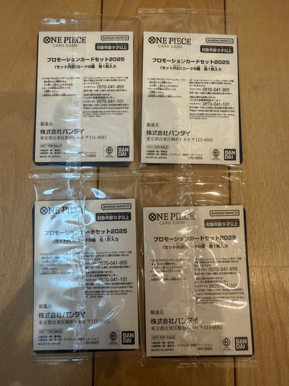 One Piece One Piece Card New & Unopened Promotional Card Set 2025 Pack — Japanese