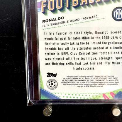 Topps Finest Ronaldo Gold /50 — Japanese
