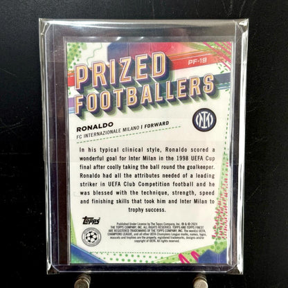 Topps Finest Ronaldo Gold /50 — Japanese