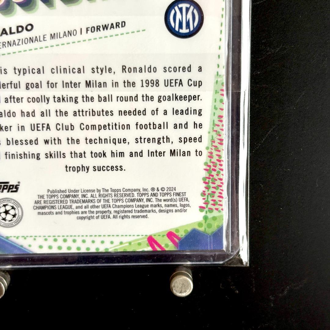 Topps Finest Ronaldo Gold /50 — Japanese