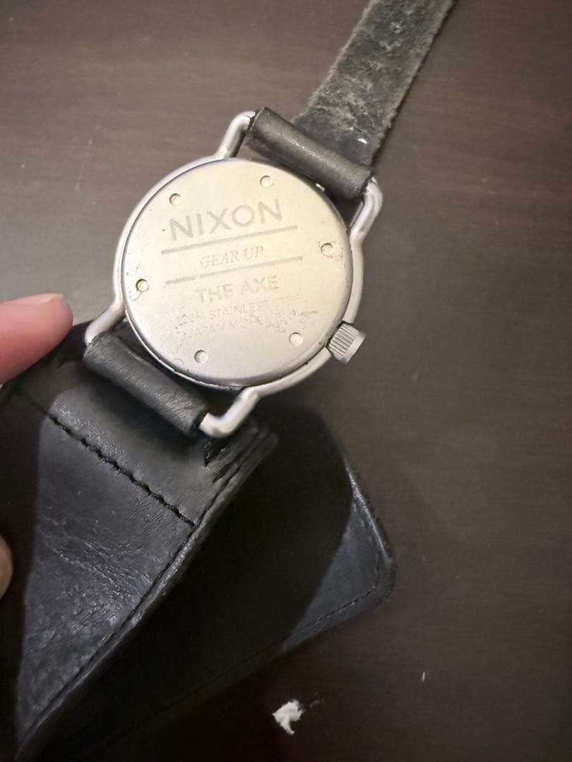 NIXON Leather Band Series Men's Watch — Japanese