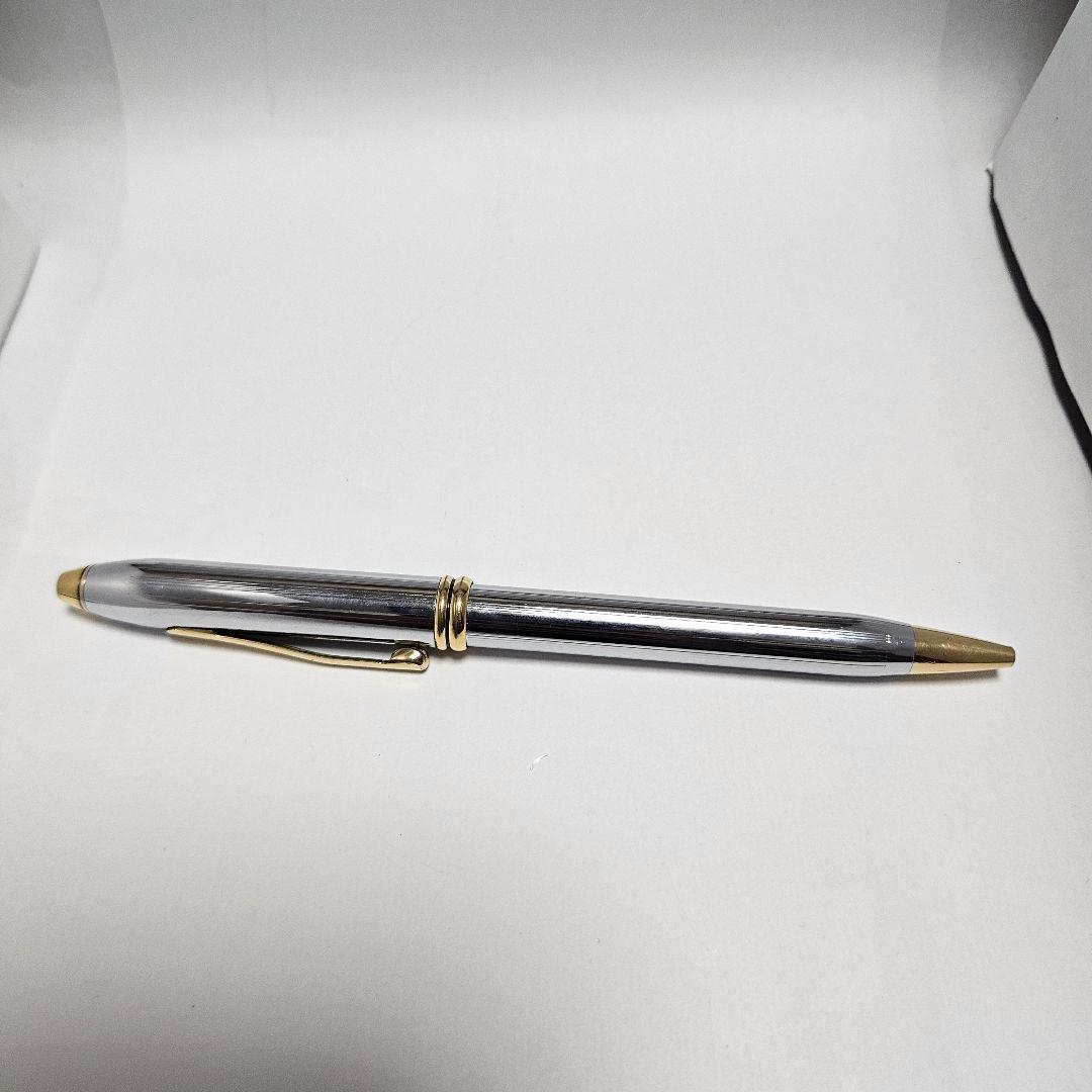 Kurocross Townsend silver and gold ballpoint pen with CROSS Ireland marking and genuine case