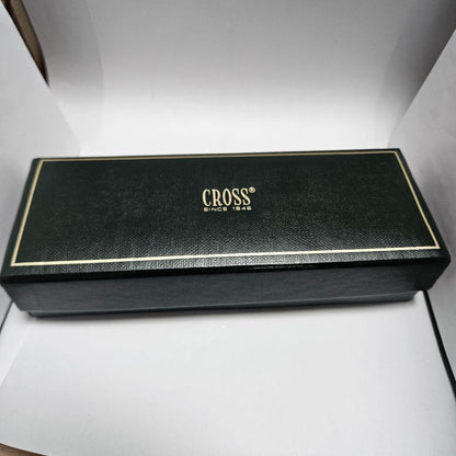 Kurocross Townsend silver and gold ballpoint pen with CROSS Ireland marking and genuine case