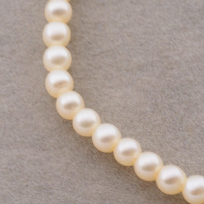 Tasaki 3.6mm freshwater pearl necklace crafted in 18k yellow gold with adjustable 37-40cm chain