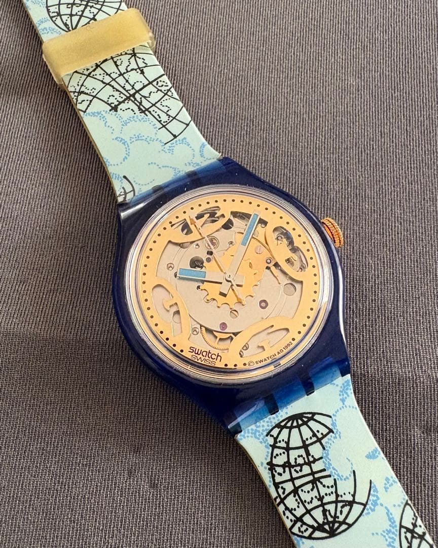 swatch Mappamondo 93年 Automatic Men's — Japanese