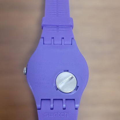 swatch XX-RATED VIOLET SUOV401 Quartz Men's — Japanese