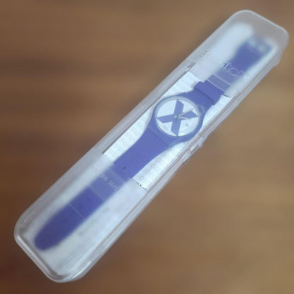 swatch XX-RATED VIOLET SUOV401 Quartz Men's — Japanese