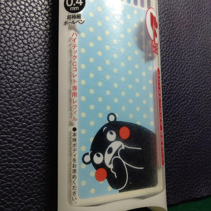 Pilot Hi-Tec C Coleto refill case set with clover and heart motifs in collaboration with earth music&ecology and Kumamon