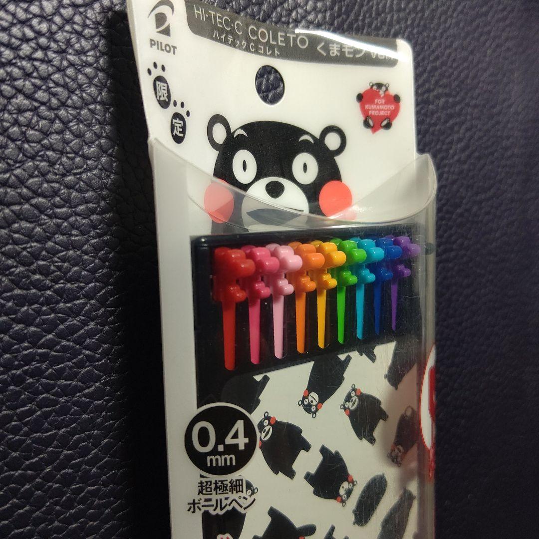 Pilot Hi-Tec C Coleto refill case set with clover and heart motifs in collaboration with earth music&ecology and Kumamon