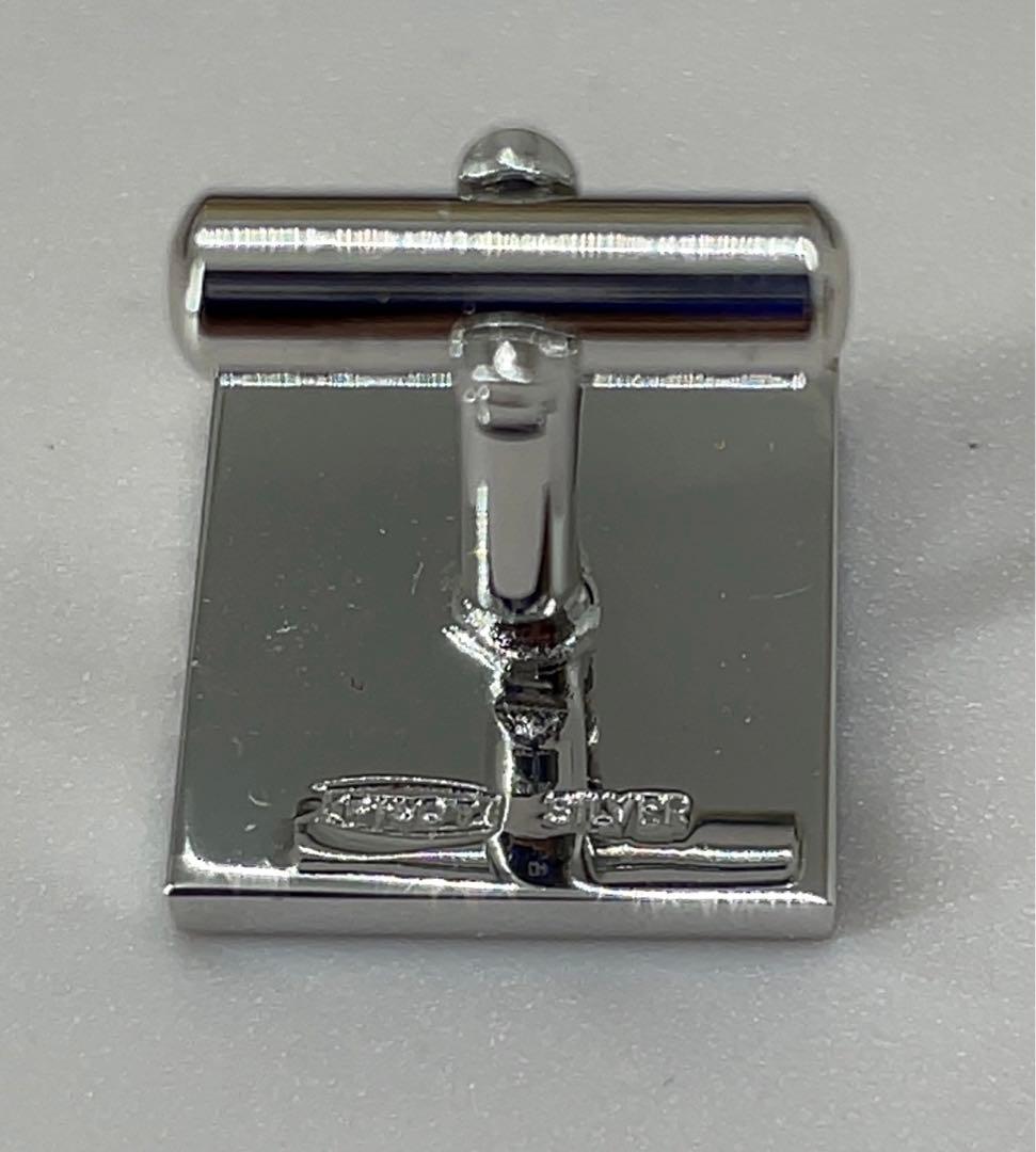 Pilot ballpoint pen stripe cufflinks and matching tie clip set in unused condition