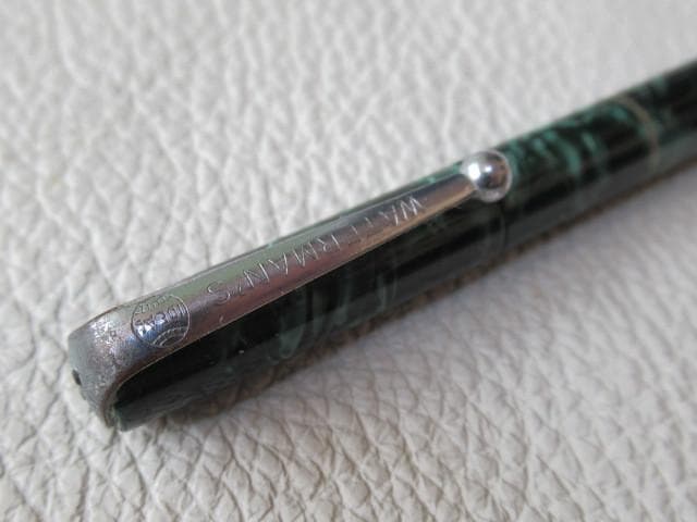 Waterman IDEAL Marble Pencil in beautiful vintage condition showing IDEAL marks and marble finish