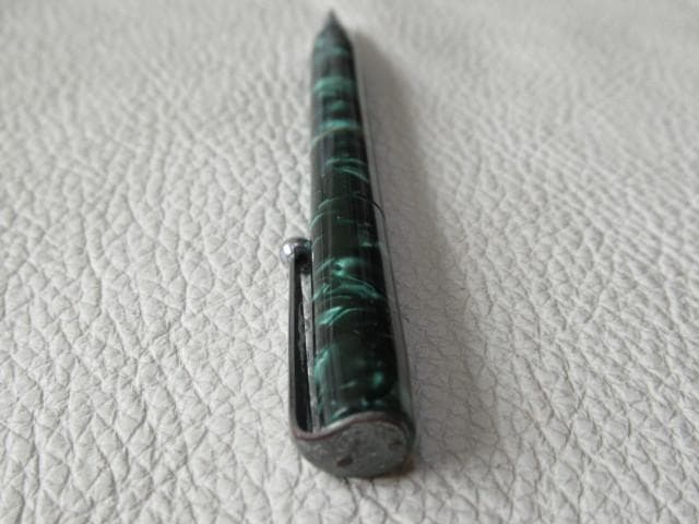 Waterman IDEAL Marble Pencil in beautiful vintage condition showing IDEAL marks and marble finish