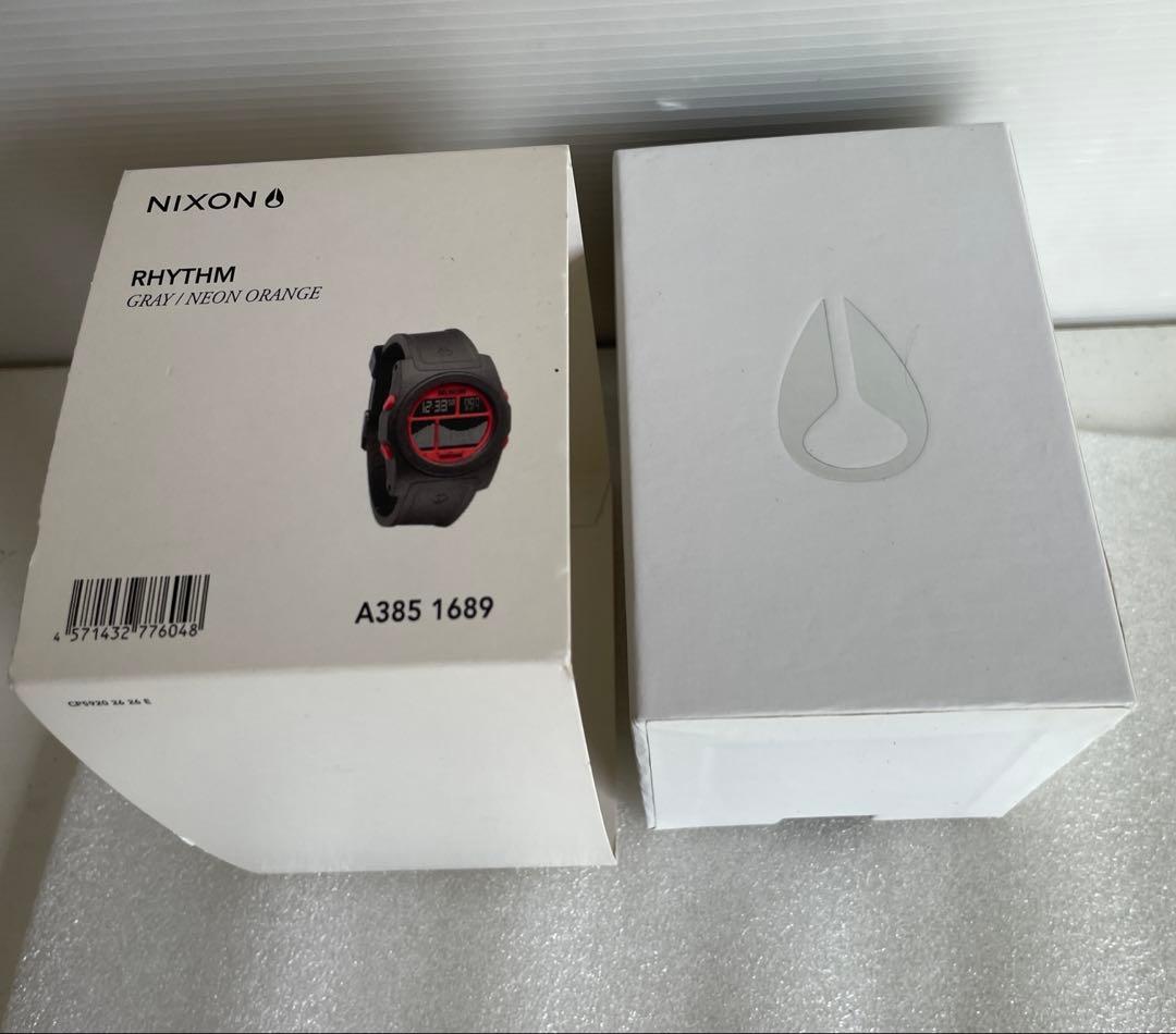 NIXON RHYHM GRAY TAIDGRAPH Digital Men's Watch — Japanese