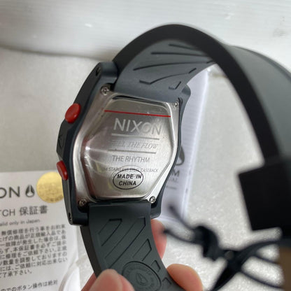 NIXON RHYHM GRAY TAIDGRAPH Digital Men's Watch — Japanese