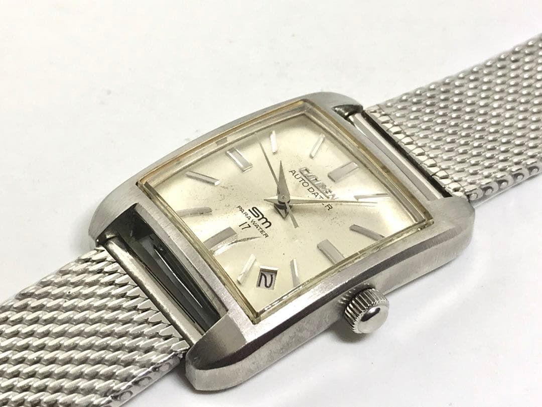 Citizen SM オートデーター Pараウォーター Automatic Men's Watch — Japanese