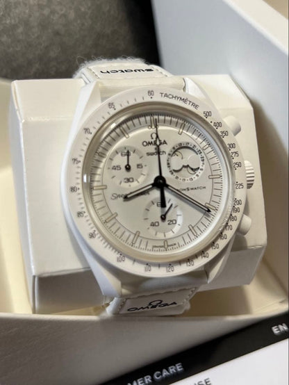 swatch Snoopy × OMEGA × Swatch Quartz Men's — Japanese