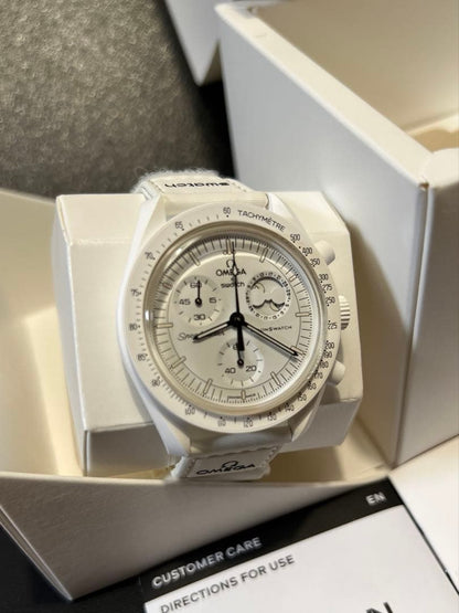 swatch Snoopy × OMEGA × Swatch Quartz Men's — Japanese