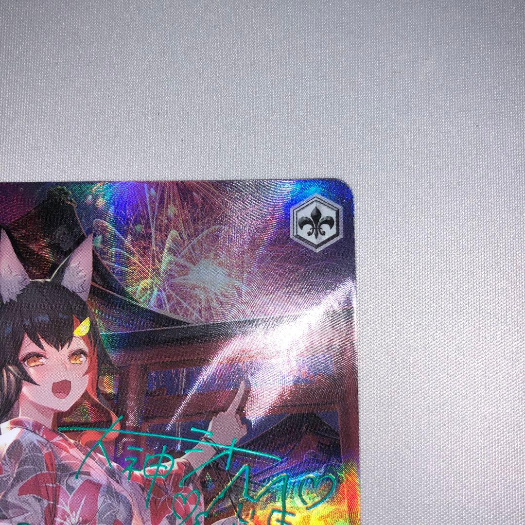 Weiss Schwarz hololive production Summer Festival and Candied Apple Mio Ookami Sp Signed Hololive Weiss Schwarz — Japanese