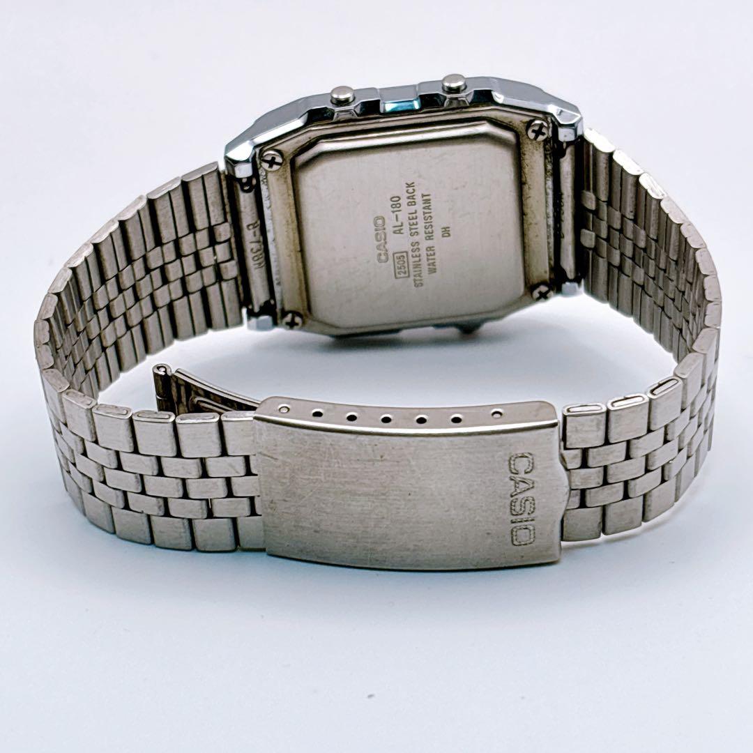 CASIO AL-180 Solar Men's Watch — Japanese