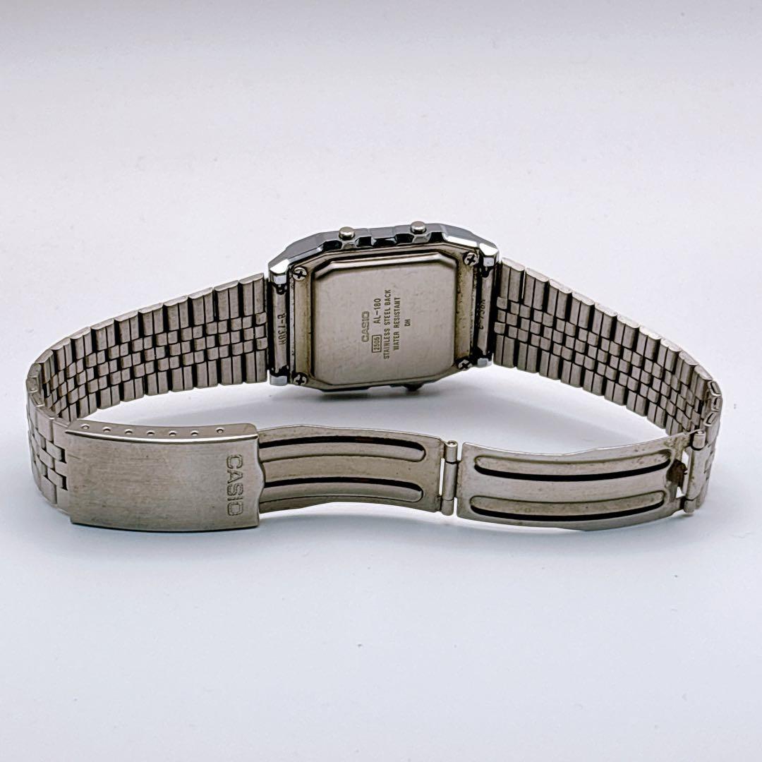 CASIO AL-180 Solar Men's Watch — Japanese