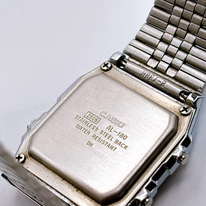 CASIO AL-180 Solar Men's Watch — Japanese