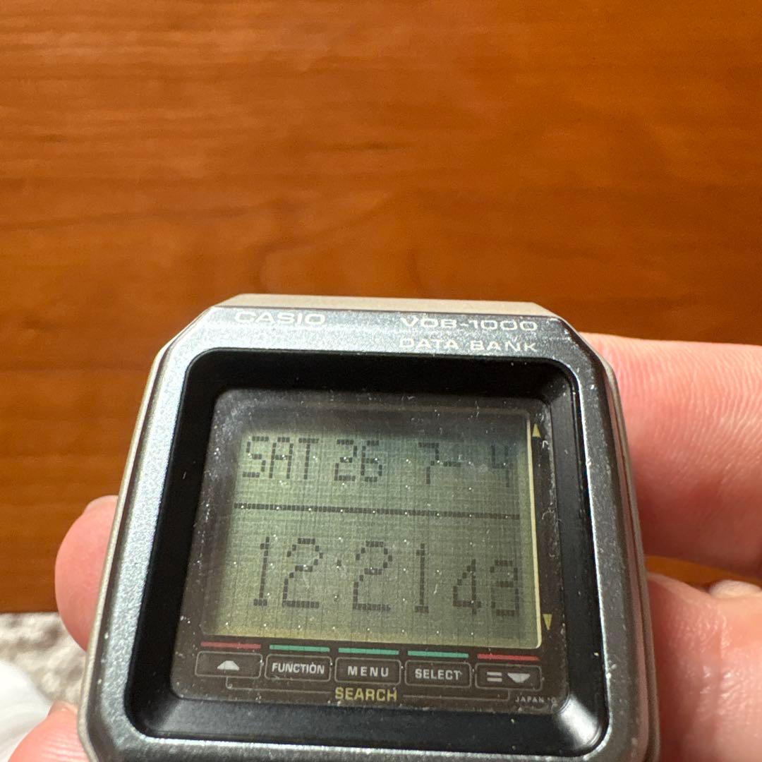 CASIO VDB-1000 Digital Men's Watch — Japanese