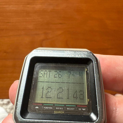 CASIO VDB-1000 Digital Men's Watch — Japanese