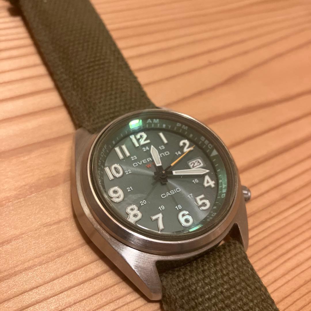 CASIO OVW-100BJ Solar Men's Watch — Japanese