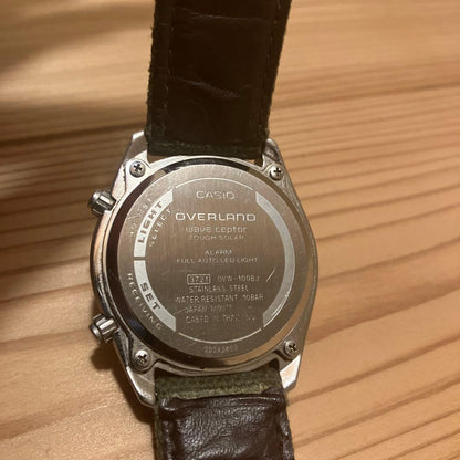 CASIO OVW-100BJ Solar Men's Watch — Japanese