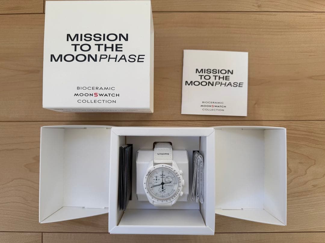 swatch MOONPHASE NEW MOON Quartz Men's — Japanese