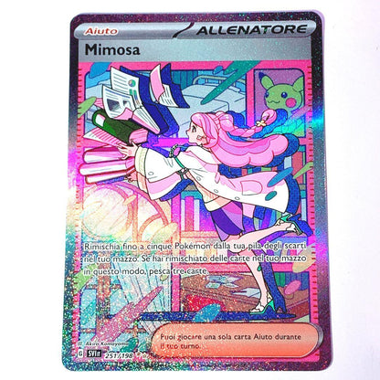 Pokemon Official Pokémon Card Mimosa SAR English Version EU Version Italian Foreign — English