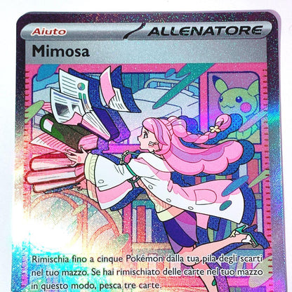 Pokemon Official Pokémon Card Mimosa SAR English Version EU Version Italian Foreign — English