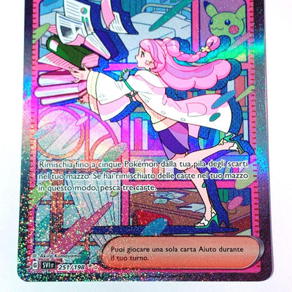 Pokemon Official Pokémon Card Mimosa SAR English Version EU Version Italian Foreign — English