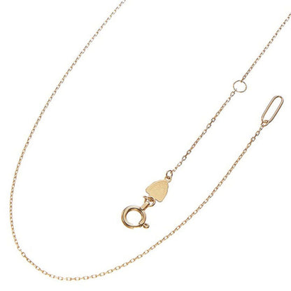 Agete K10 necklace with a freshwater pearl and diamond on a 40cm chain