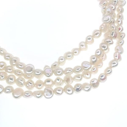 Tasaki SV Pearl Necklace with 3 to 4.5mm pearls on 82cm silver chain weighing 15.5g