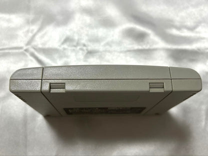 SFC Super Famicom Clock Tower game cartridge with original box showing wear and scratches
