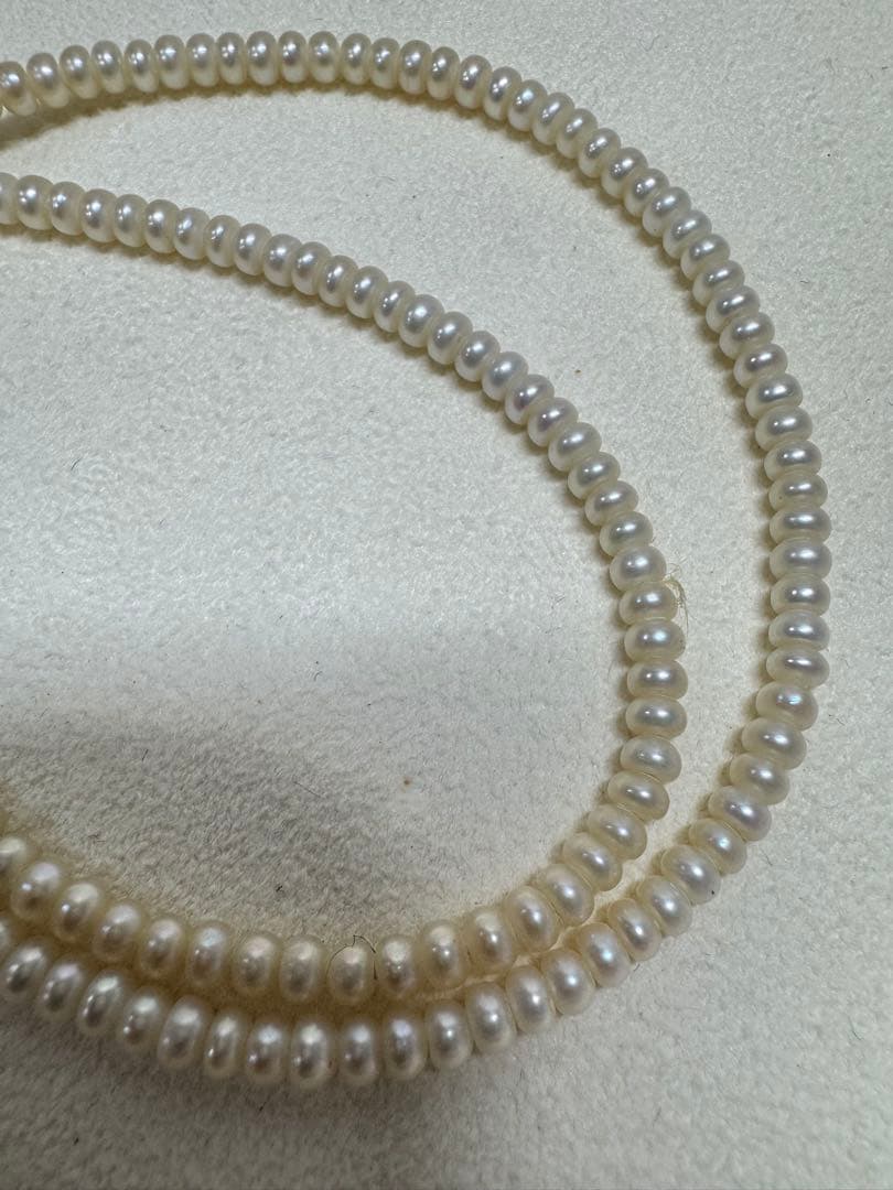 K18 Akoya Pearl Baby Pearl Necklace featuring 3.6mm pearls on a 42cm chain with K18 clasp