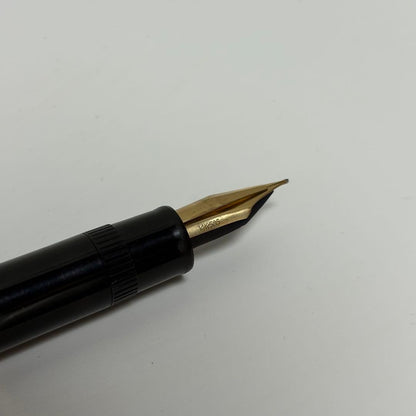 Used PILOT Justus 14K 585 fine point fountain pen with 14K gold nib and some signs of wear