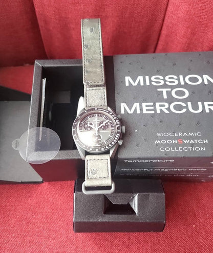 swatch Ostrich Mercury Moon Swatch Quartz Men's — Japanese