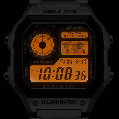 CASIO AE-1200WHD-1AJF Digital Men's Watch — Japanese