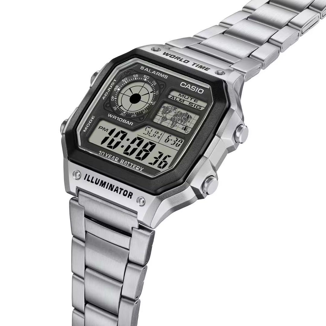 CASIO AE-1200WHD-1AJF Digital Men's Watch — Japanese