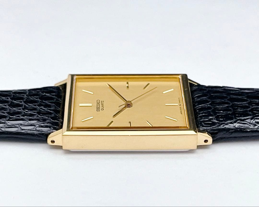 SEIKO SHARI-O Gold Quartz Men's Watch — Japanese