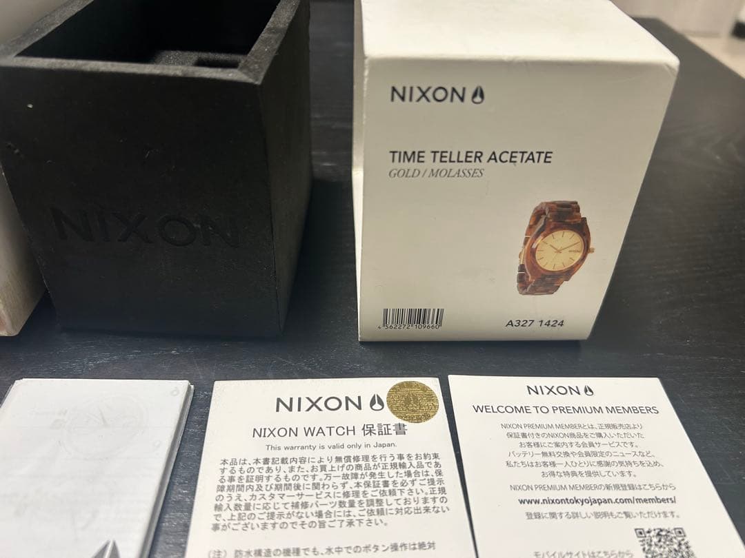 NIXON Time Teller Acetate Analog Men's Watch — Japanese