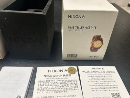 NIXON Time Teller Acetate Analog Men's Watch — Japanese