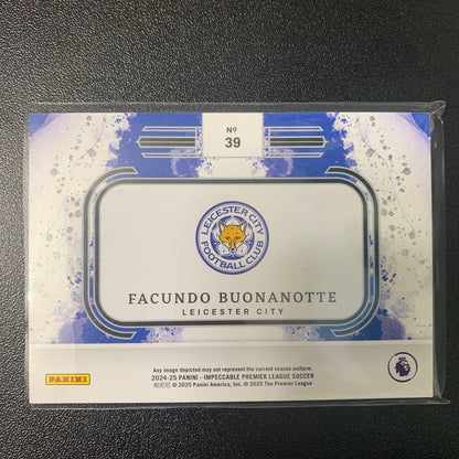 Facundo Buonanotte Silver Card — Japanese