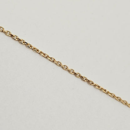 1989 Mikimoto pearl necklace with 8mm pearls on 40cm yellow gold K14YG chain